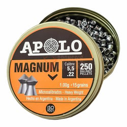 Apolo Magnum Pointed Pellets .22 Calibre 15gr 250 Count