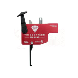 TriggerTech Diamond Trigger Tikka Black Straight-Flat Right-Hand