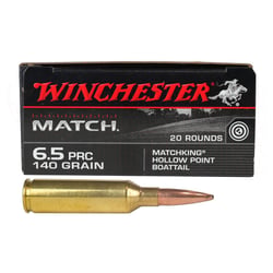 Winchester Match 6.5 PRC 140gr BTHP 20 Rounds