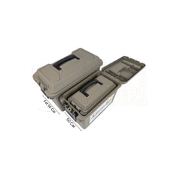 Outdoor Outfitters 50 Cal Polymer Lockable Ammo Box 9L