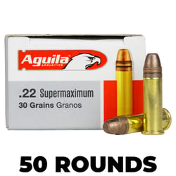 Aguila Super Max Hyper .22 LR 30gr 50 Rounds