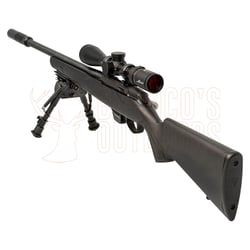 Tikka T1x MTR .22 LR 16" + Burris Droptine Rimfire 3-9x40 Ballistic Plex + 1/2-20 Suppressor + Hy-Skor 6-9" Swivel Bipod