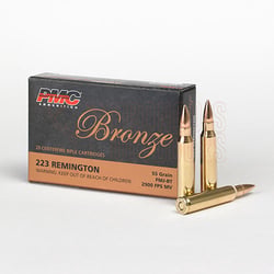PMC Bronze .223 Rem 55gr FMJ-BT 200 Rounds