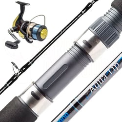 Shimano Aquatip Surf Spin Rod 14' 3-Piece 6-12kg + Shimano Hyperloop 6000FB Spinning Reel
