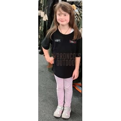 Lonely Track Tyro Fleece Tee Kids Black