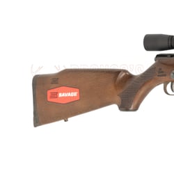 Savage B17 G Blued Wood .17 HMR + Leupold VX-Freedom Riflescope 3-9x40mm 1" CDS Tri MOA