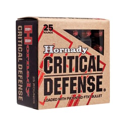 Hornady Critical Defence 9mm 115gr FTX