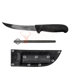 Green River Boning Knife 150mm + Leather Sheath + Sharpening Steel