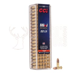 CCI Mini Mag .22 LR 40gr CPRN 500 Rounds