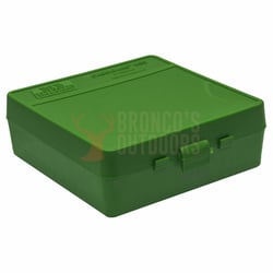 MTM Case-Gard Handgun Flip-Top Ammo Box Green