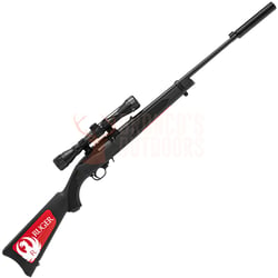 Ruger 10/22 Synthetic Blued .22 LR + 4x32 Scope + Suppressor