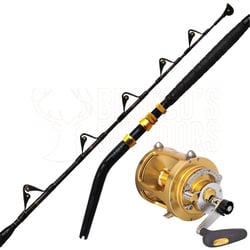 Kilwell EG 592 24-37kg Rollered Double Bent Butt Game Rod + Tica 80WTS 2 Speed Reel