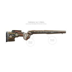 GRS Sporter Rifle Stock Remington 700 BDL Short Action Nordic Wolf