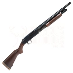 Mossberg 500 Retrograde Persuader Walnut Cyl Bore 12ga with Heat Shield