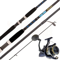 Shakespeare Ugly Stik Gold 6'6" 2pc 8-15kg + Shimano Thunnus CI4 8000