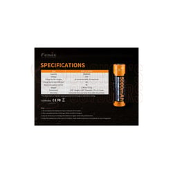 Fenix 21700 5000mAh Type-C USB Rechargeable Battery