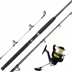 Shimano Aquatip Fishing Rod 7' 4-8kg 2pc + Shimano FX4000 Fishing Reel
