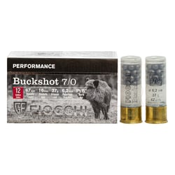 Fiocchi Buckshot 12ga 37gm 27 Ball 10 Rounds