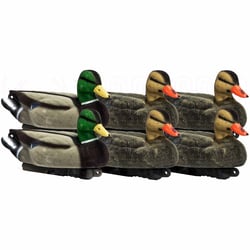 Game on Mallard Flocked Magnum Decoy 6 Pack 20"