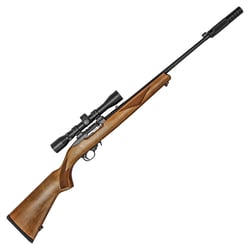 Ruger 10/22 Sporter Blued Wood .22 LR + 4x40mm Scope + Suppressor