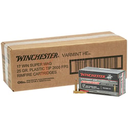 Winchester Varmint HE .17 WSM 25gr V-Max 500 Rounds