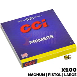 CCI Large Magnum Pistol Primers 100 Count
