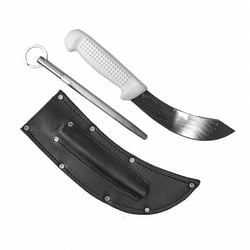 Victory Knives Shepherd Knife + Sheath + Ring Steel