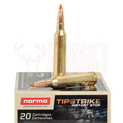 Norma Tipstrike 7mm Rem Mag 160gr Polymer Tip 20 Rounds