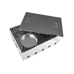 Kiwi Sizzler Two Tray Stainless Steel Smoker