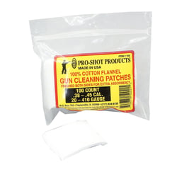Pro-Shot Cleaning Patches 100 Pack