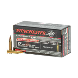 Winchester Varmint HE .17 WSM 25gr V-Max 50 Rounds
