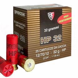 Fiocchi HP 12ga 2 3/4" 32gm 25 Rounds
