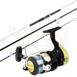 Tica Kazumi Galactic 1403 Surf Rod 100gm - 250gm + Shimano Hyperloop 6000 FB Spinning Reel