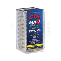 CCI Maxi-Mag .22 WMR Segmented HP 50 Rounds