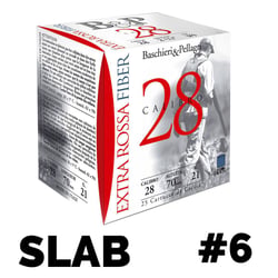 B&P Extra Rossa Fibre 28ga 2 3/4" 21gr #6 250 Rounds