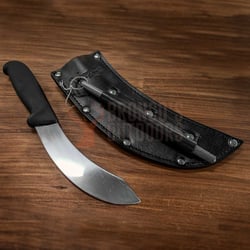 Green River Shepherds Knife 150mm Carbon Steel Blade + Sharpening Steel + Leather Sheath