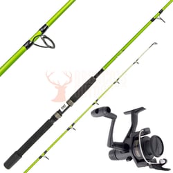 Shimano Kidstix Fishing Rod 6' 2-5kg Green + Shimano IX2000R Reel
