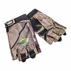 Ridgeline Tru Grip Fingerless Gloves Nature Green Camo