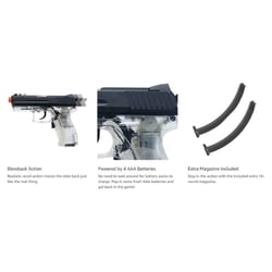 Umarex H&K P30 Electric Airsoft Pistol 6mm BB Clear