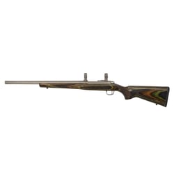 Ruger 77/17 Stainless .17 WSM Green Laminate 18.5"