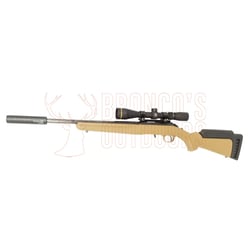 Ruger American Ranch Rimfire Blued 16" Threaded Tan .22 LR + Leupold VX-Freedom Creedmoor 4-12x40 + DPT Suppressor