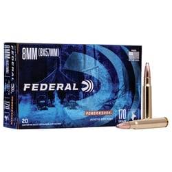 Federal Power-Shok 8mm Mauser 170gr SP 20 Rounds