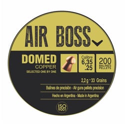 Apolo Air Boss Domed Copper Pellets .25 33gr 200 Rounds