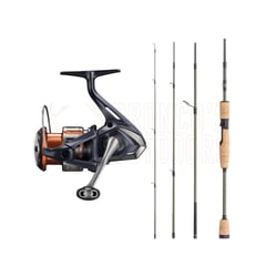 Shimano Stream Flight 6'6" 4-Piece + Shimano Nasci 2500HGFD