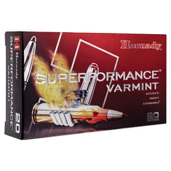 Hornady Superformance .204 Ruger 40gr V-MAX 20 Rounds