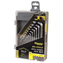 Wheeler Engineering 45-Piece Hex/Torx Key Set