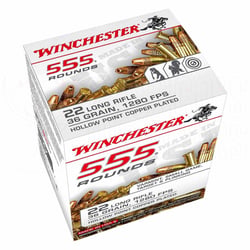 Winchester Super X .22 LR 36gr HP 555 Rounds