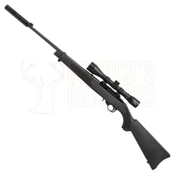 Ruger 10/22 Blued Synthetic .22 LR Rifle + 4x40 Scope + Suppressor