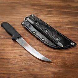 Green River Boning Knife 150mm + Leather Sheath + Sharpening Steel