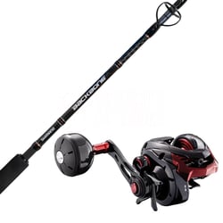 Shimano Backbone 6'6" 5-10kg Slow Jig Rod + Shimano Genpu XT 200PG Reel